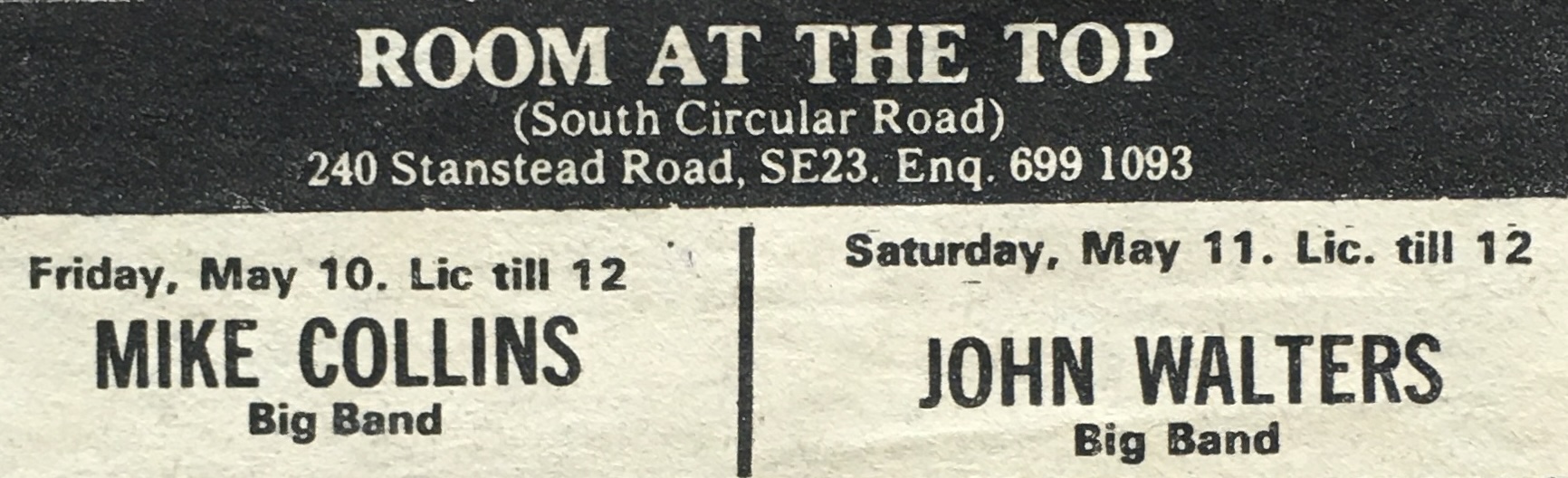 Room at the Top – May 1974