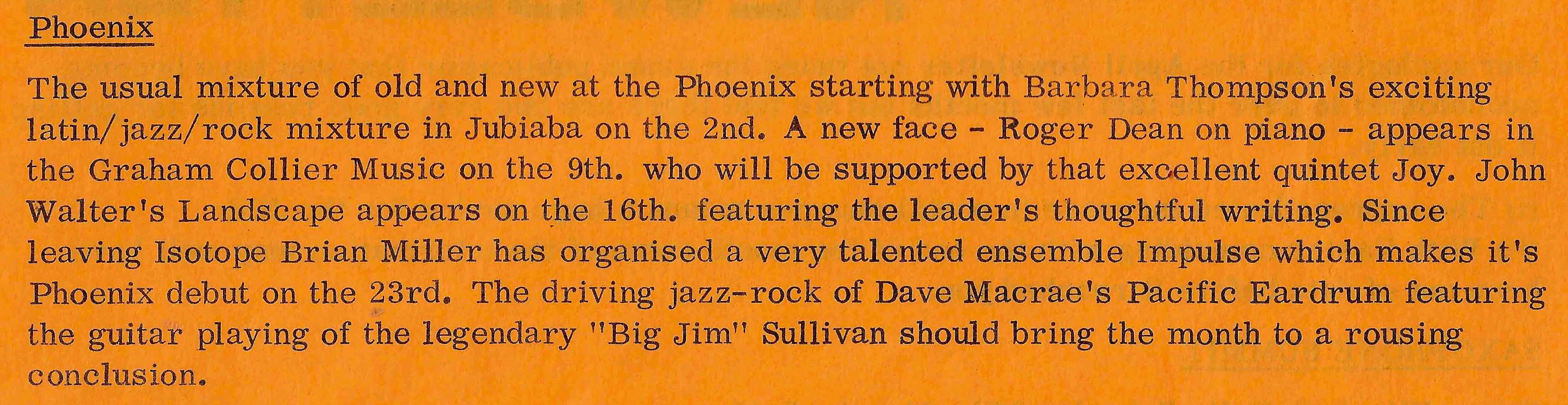 JCS Newsletter April 75